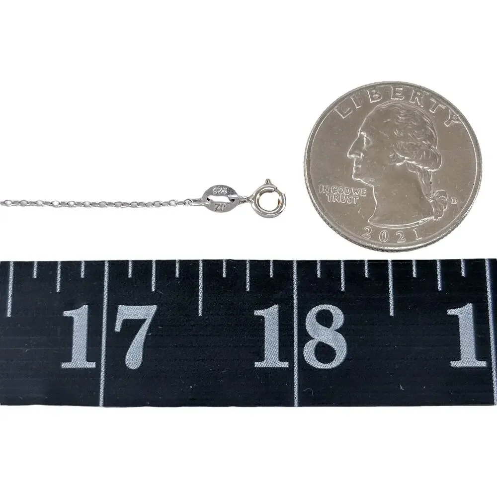 Vintage Sterling Silver 925 Cable Chain Necklace | 18